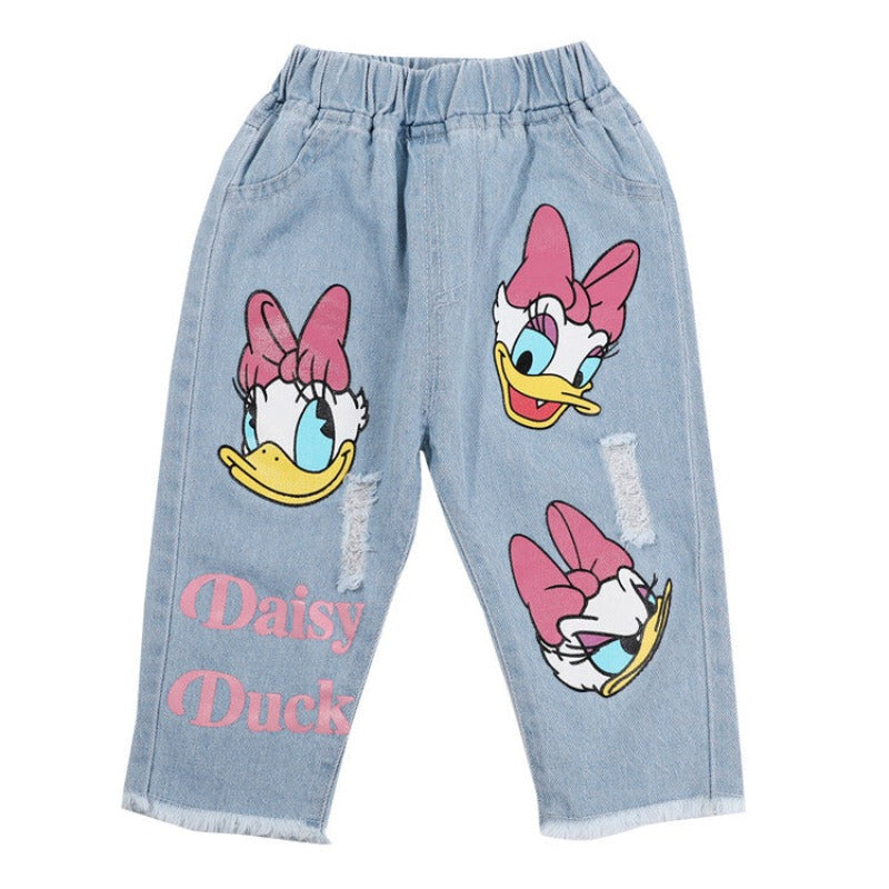 Dżinsy z kaczką Daisy - Miziu.pl
