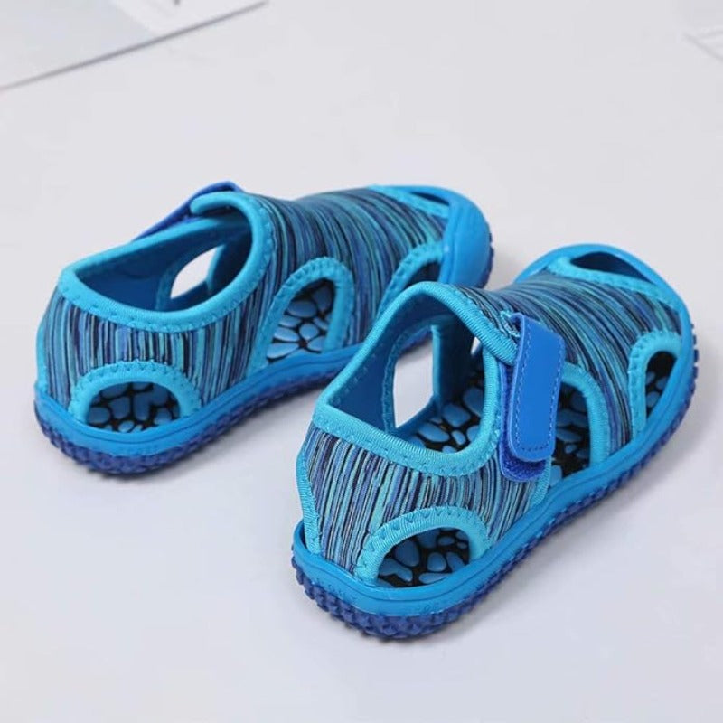 Buty niemowlęce sandałki z elastyczną podeszwą - Miziu.pl