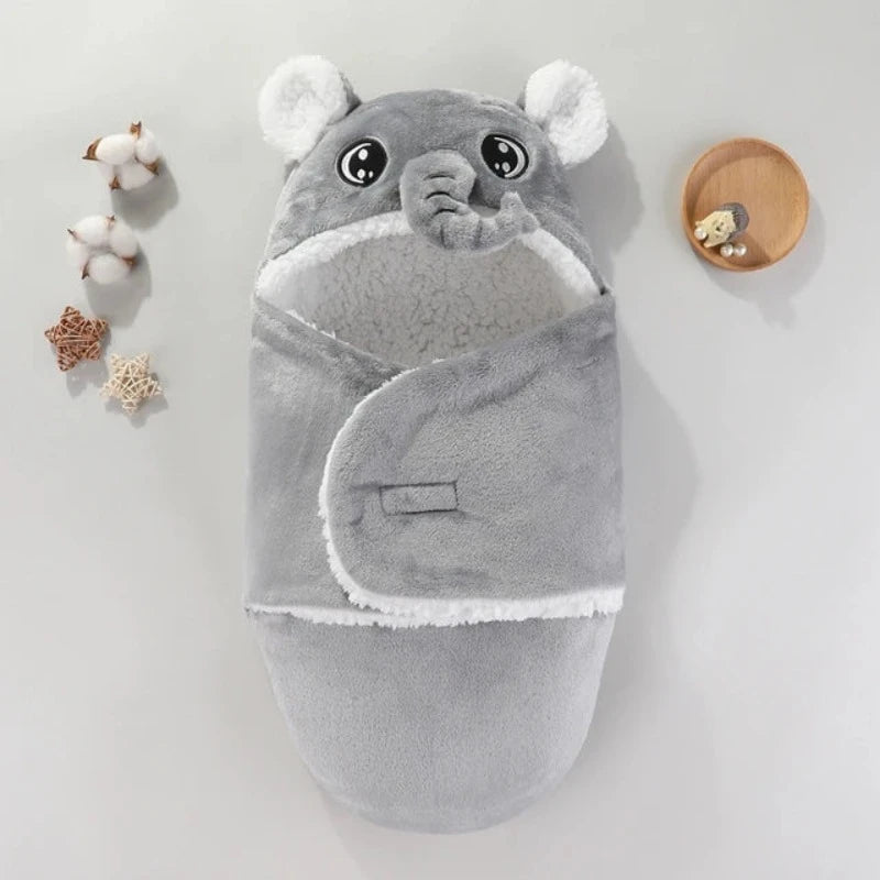 Ciepły śpiworek do wózka Szary / 6-9M