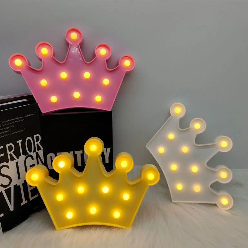 Lampka LED w kształcie korony - Miziu.pl