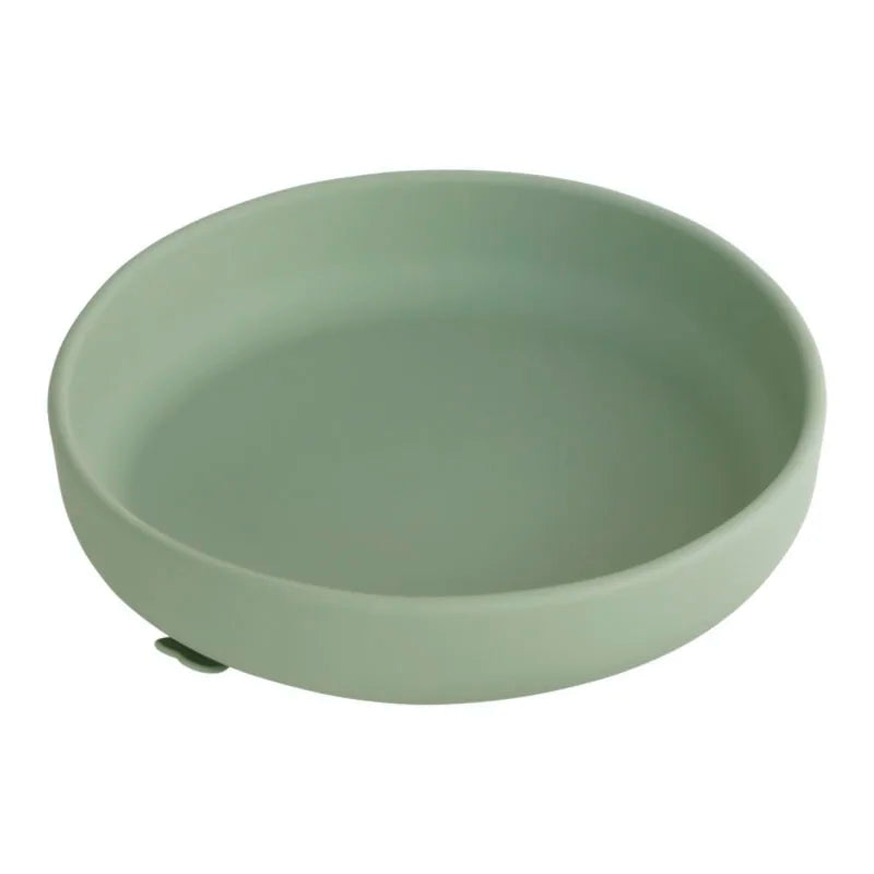 Silikonowy talerzyk z przyssawką Silikonowy talerzyk z przyssawką Zielony 17x17cm