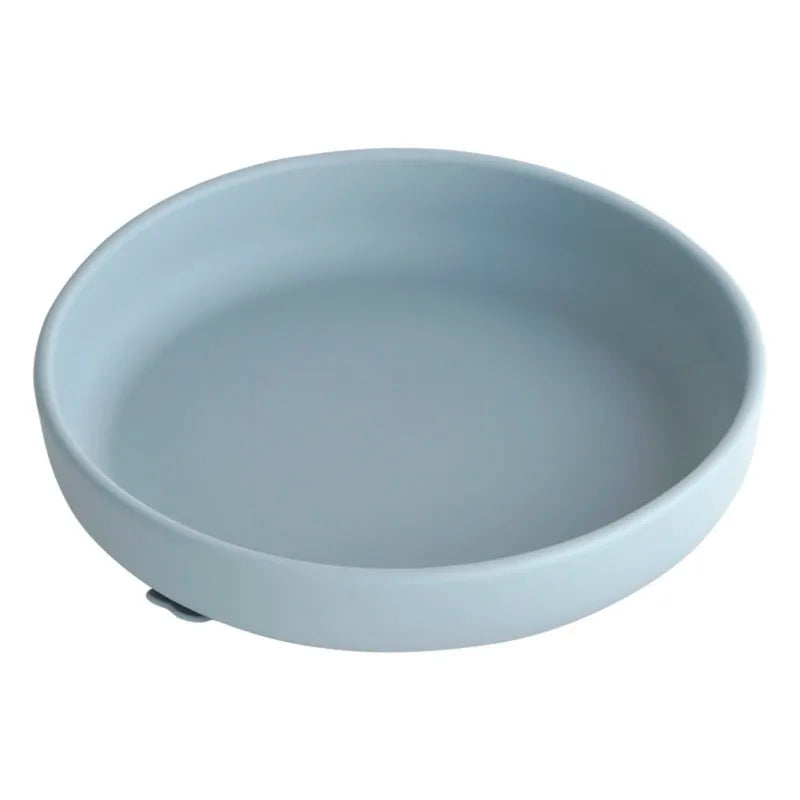 Silikonowy talerzyk z przyssawką Silikonowy talerzyk z przyssawką Niebieski 17x17cm