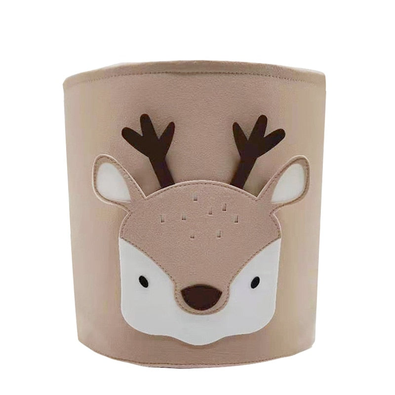 Składany kosz na zabawki z motywem zwierząt Składany kosz na zabawki z motywem zwierząt Jeleń