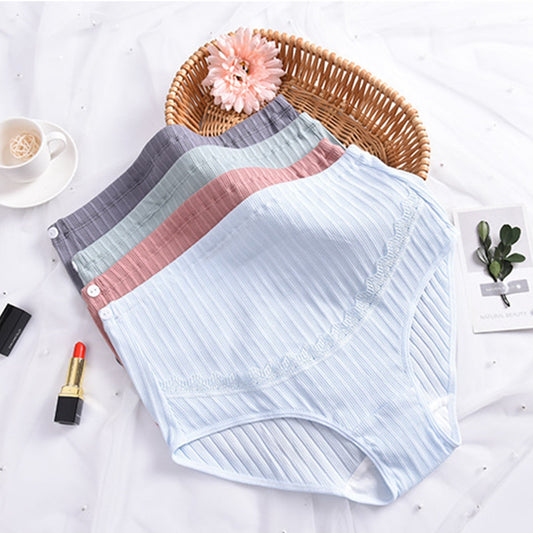 Majtki ciążowe z koronką i regulowaną talią Majtki ciążowe z koronką i regulowaną talią