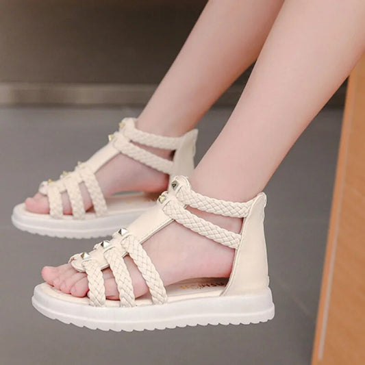 Buty dziewczęce sandałki za kostkę Buty dziewczęce sandałki za kostkę