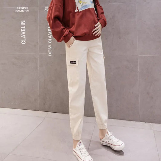 Spodnie z kieszonkami dla kobiet w ciąży Spodnie z kieszonkami dla kobiet w ciąży