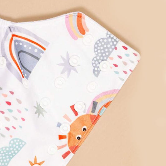 Pieluszka wielorazowa we wzory zestaw 3 sztuk Pieluszka wielorazowa we wzory zestaw 3 sztuk