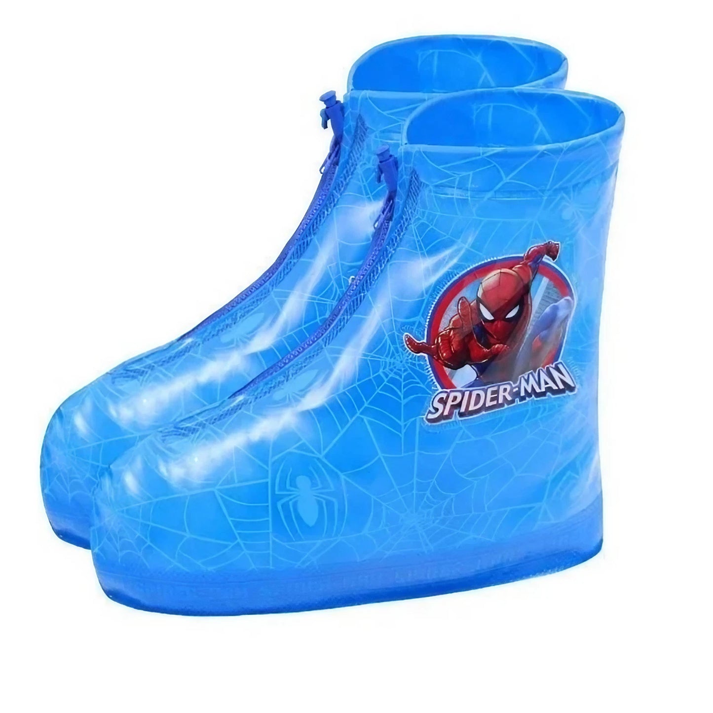 Niebieskie ochraniacze na buty z motywem Spider-Man Niebieski
