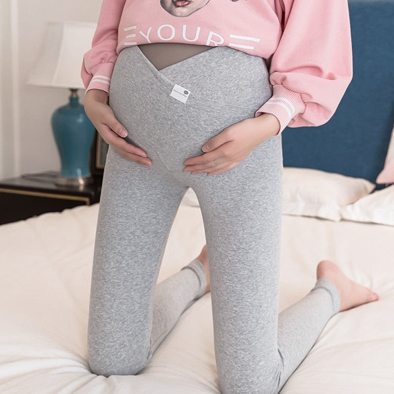 Legginsy ciążowe z regulacją w talii - Miziu.pl