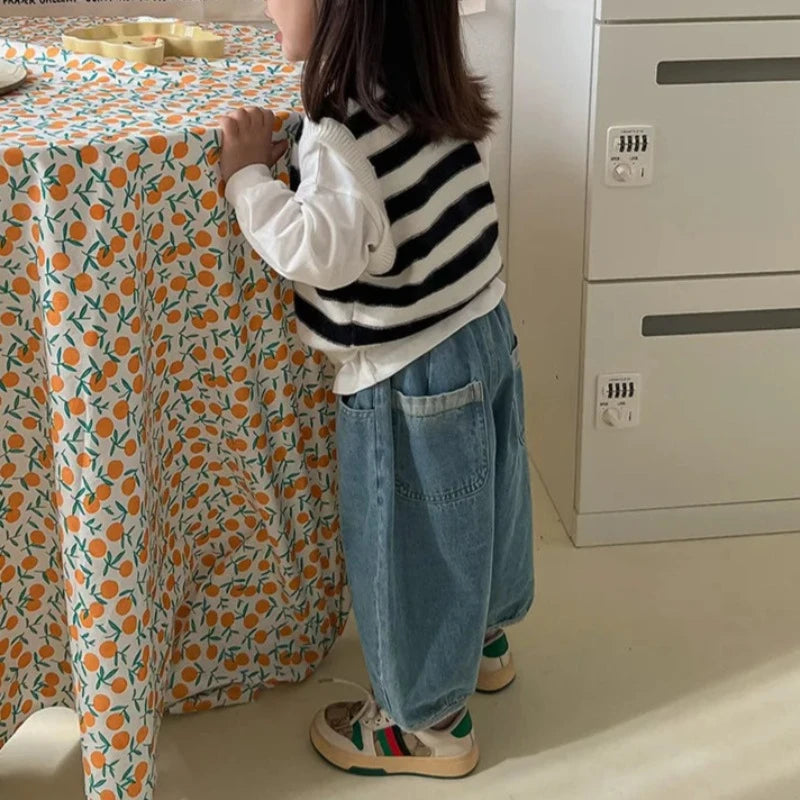 Spodnie niemowlęce baggy jeans