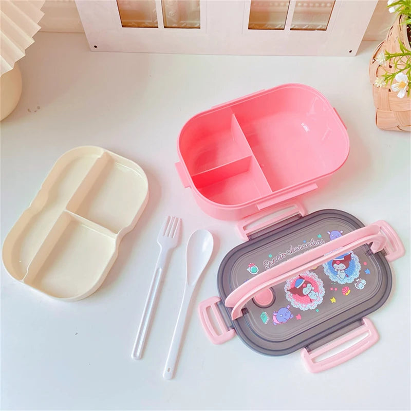 Lunchbox z bajkowym motywem i uchwytem - Miziu.pl