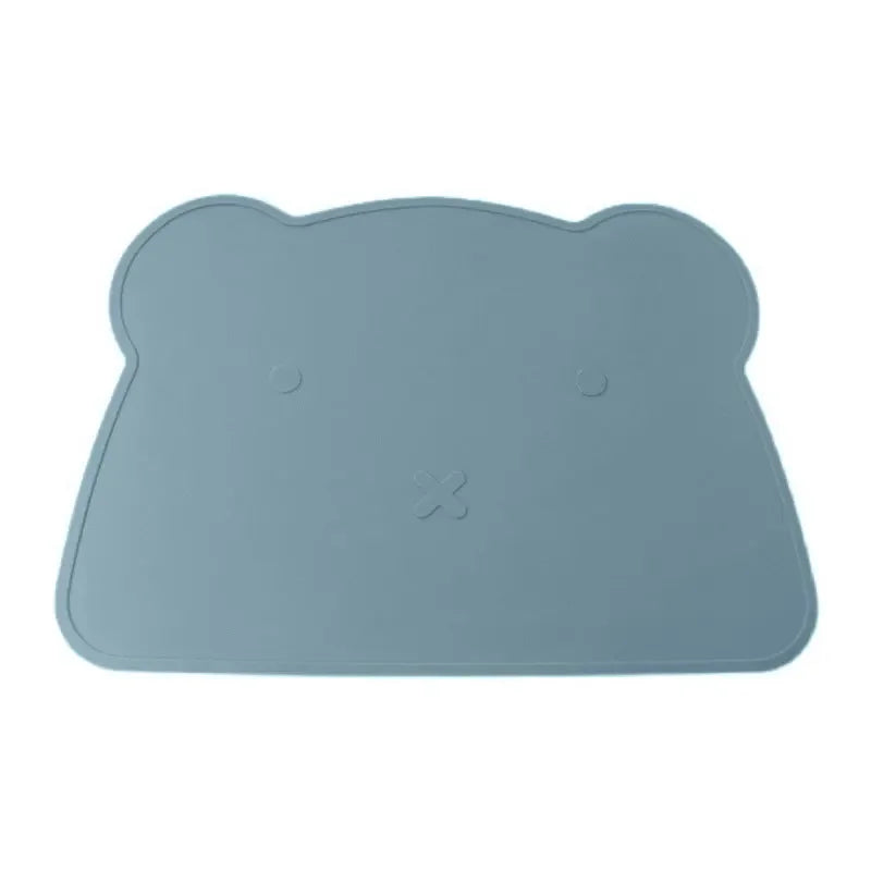 Silikonowa podkładka na stół w kształcie misia Silikonowa podkładka na stół w kształcie misia Niebieski 36x26cm