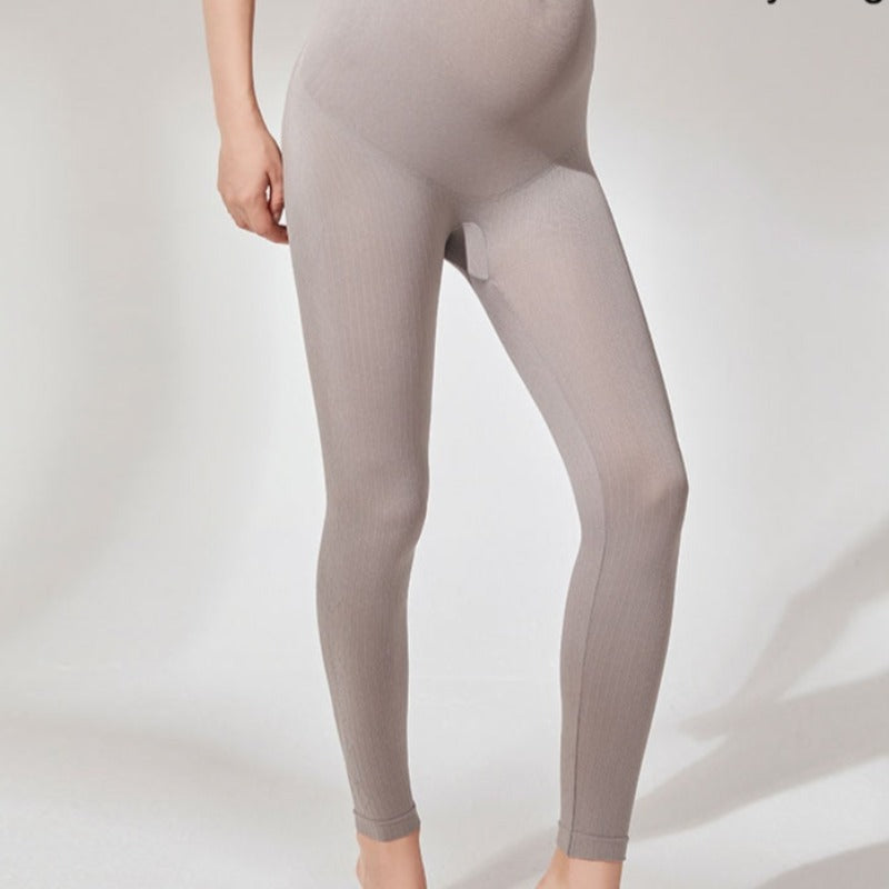 Legginsy ciążowe w jednolitych kolorach - Miziu.pl
