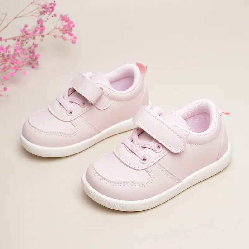 Buty dziewczęce zapinane na rzep Różowy
