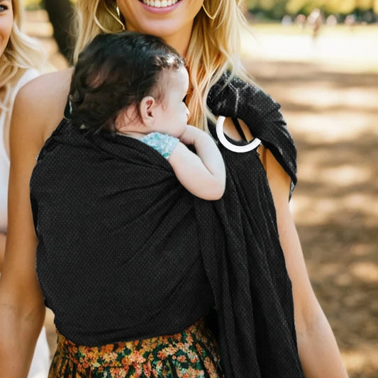 Chusta kółkowa do noszenia dziecka z oddychającego materiału Chusta kółkowa do noszenia dziecka z oddychającego materiału