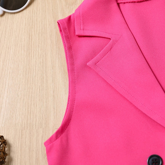 Modny różowy komplet dziewczęcy 4w1 Modny różowy komplet dziewczęcy 4w1