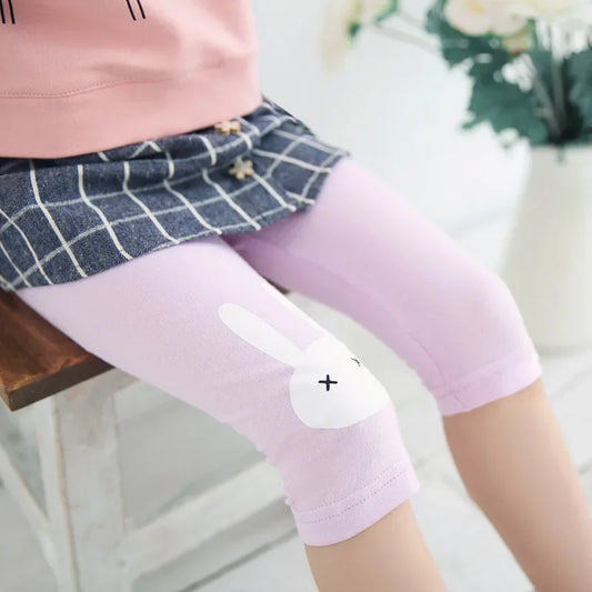 Szorty dziewczęce legginsy z króliczkiem Szorty dziewczęce legginsy z króliczkiem