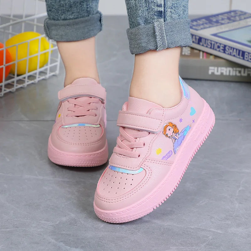 Buty dziewczęce z księżniczką Różowy