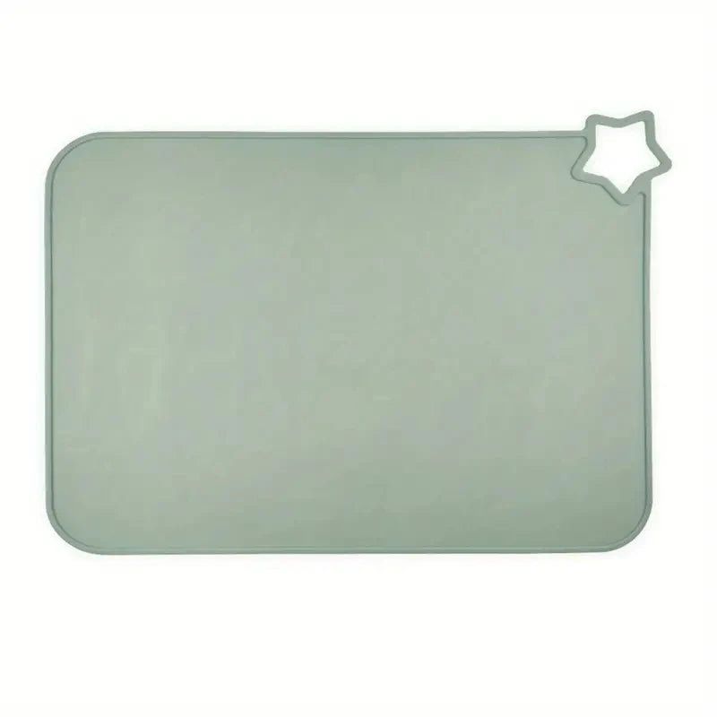 Silikonowa podkładka na stół prostokątna z gwiazdką Silikonowa podkładka na stół prostokątna z gwiazdką Zielony 40x30cm