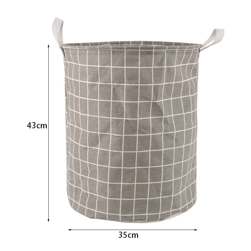 Składany kosz do przechowywania we wzory Składany kosz do przechowywania we wzory Szary