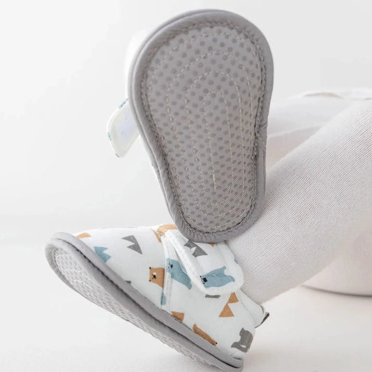 Miękkie buciki na rzep we wzorki Miękkie buciki na rzep we wzorki