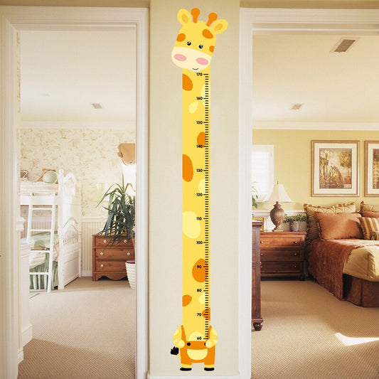 Miarka wzrostu dla dziecka naklejka na ścianę żyrafa Miarka wzrostu dla dziecka naklejka na ścianę żyrafa