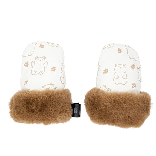 Rękawice do wózka z futerkiem i ociepleniem Rękawice do wózka z futerkiem i ociepleniem