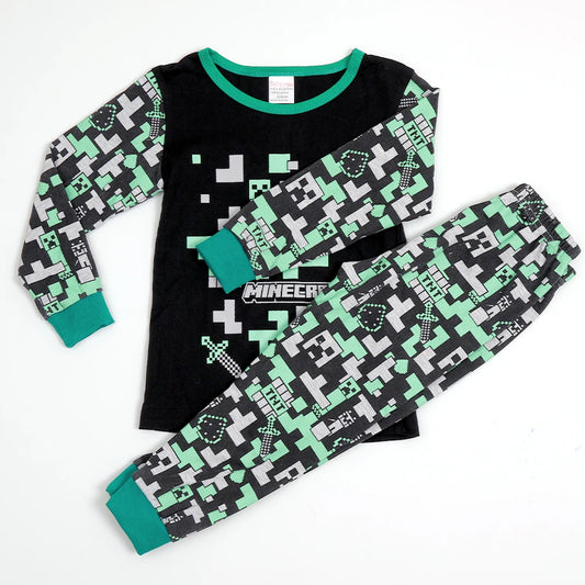 Chłopięca Piżama Minecraft Creeper Chłopięca Piżama Minecraft Creeper