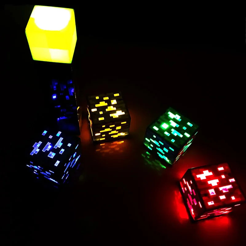 Dekoracyjna lampka nocna Minecraft LED - blok