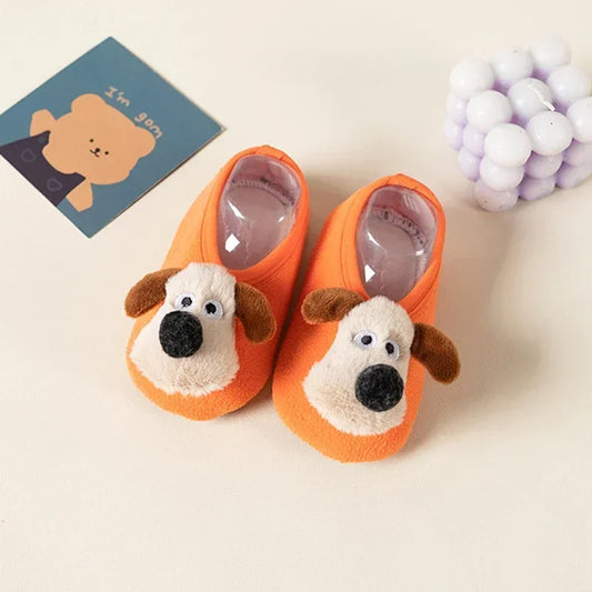 Kapcie niemowlęce z pieskiem Kapcie niemowlęce z pieskiem