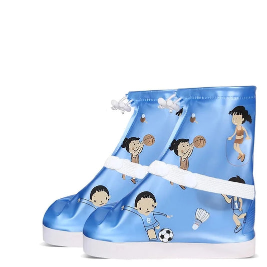 Ochraniacze na buty we wzorki Ochraniacze na buty we wzorki Niebieski