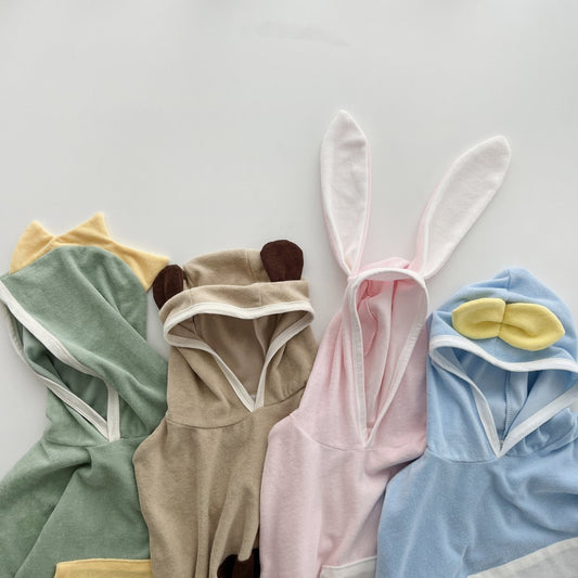 Szlafrok dziecięcy ręcznikowy z kapturem Szlafrok dziecięcy ręcznikowy z kapturem