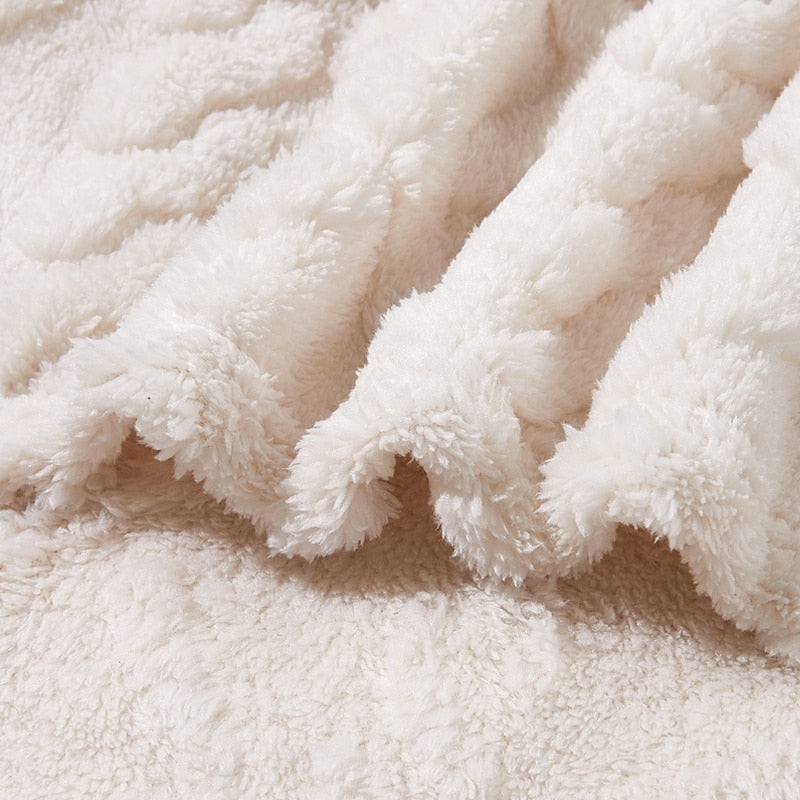 Miękki kocyk pluszowy dla niemowlaka 70 cm x 100 cm