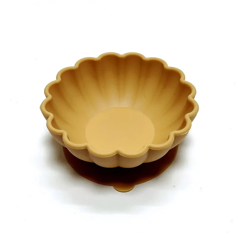 Silikonowa miseczka w kształcie kwiatka Silikonowa miseczka w kształcie kwiatka Żółty 11.5x4.5cm