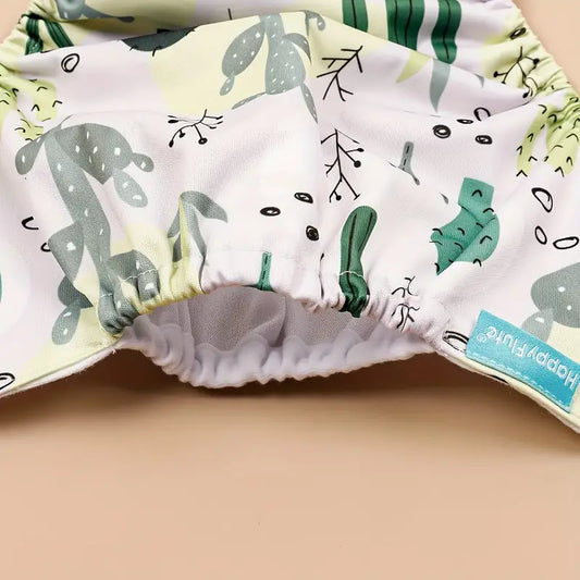 Pieluszka wielorazowa we wzory z roślinami zestaw 3 sztuk Pieluszka wielorazowa we wzory z roślinami zestaw 3 sztuk