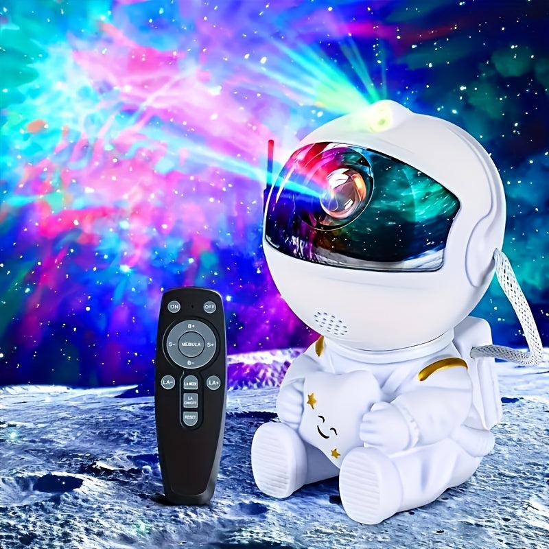 Lampka projektor w kształcie astronauty - Miziu.pl