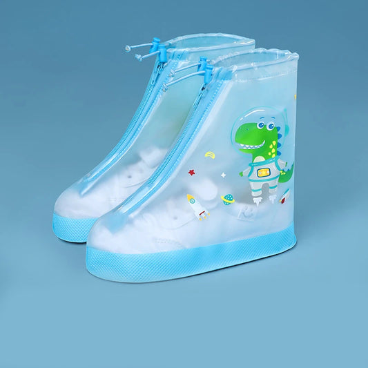 Ochraniacze na buty wodoodporne i zasuwane Ochraniacze na buty wodoodporne i zasuwane Niebieski Dinozaur