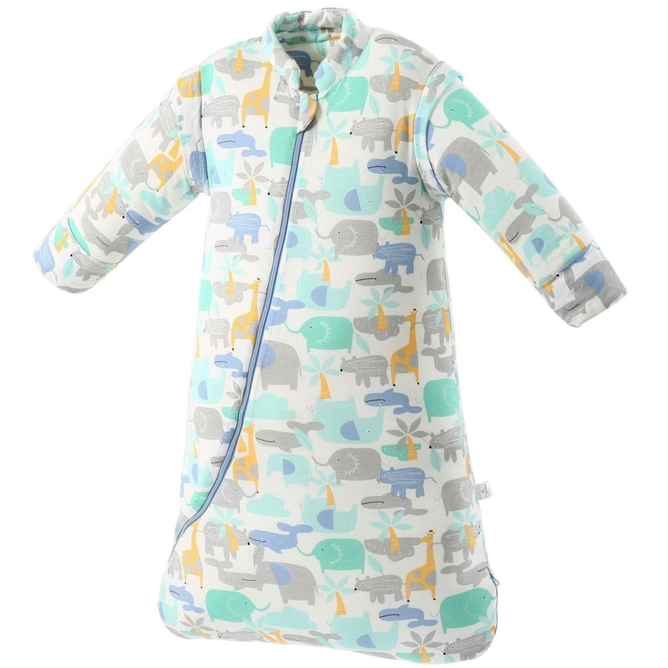 Zapinany śpiworek do spania Słoniki