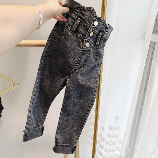 Dżinsy z wysokim stanem Dżinsy z wysokim stanem