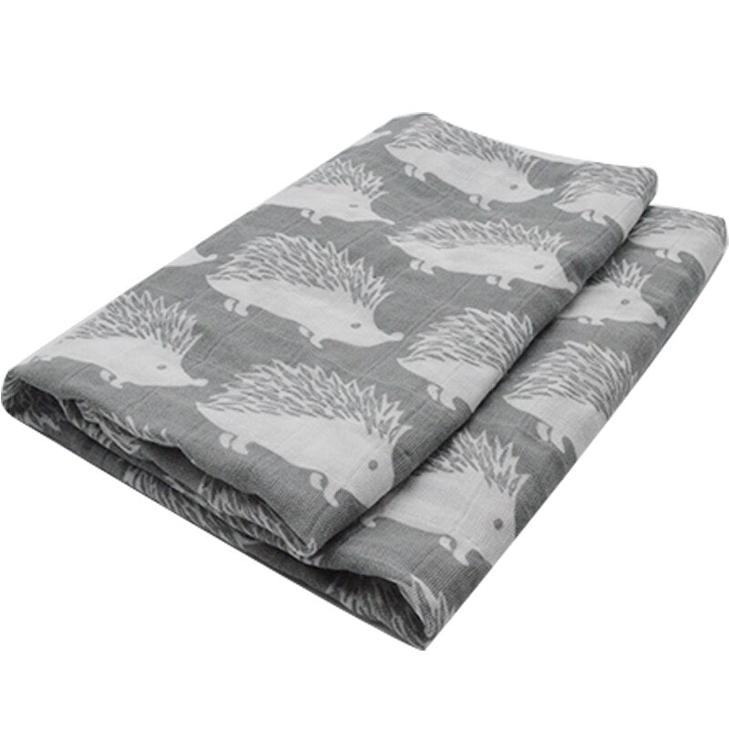Otulacz muślinowy z bawełny organicznej 60x60cm - Miziu.pl