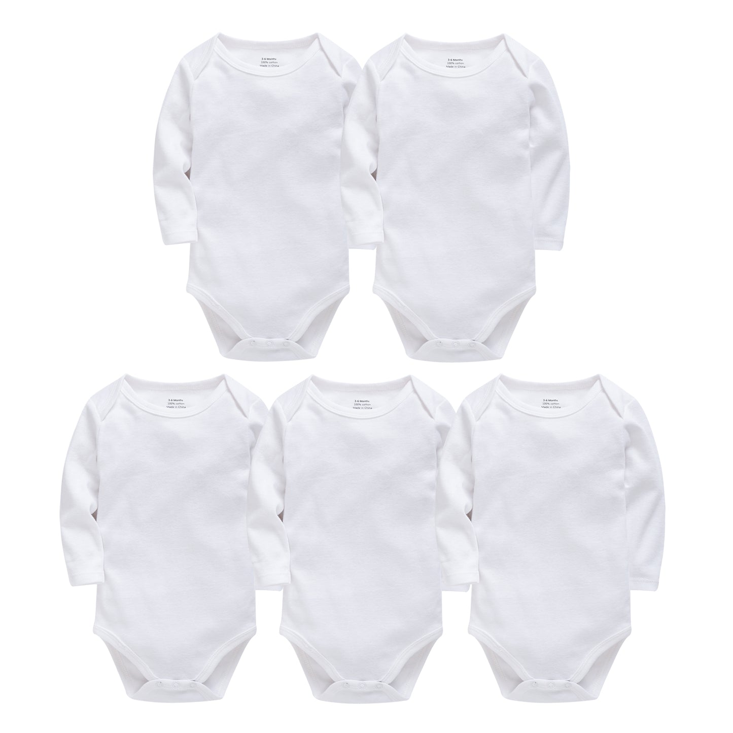 Zestaw od 2 do 7 szt. body niemowlęce basic - Miziu.pl