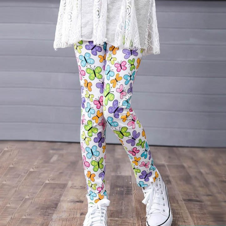 Legginsy w kolorowe wzory - Miziu.pl