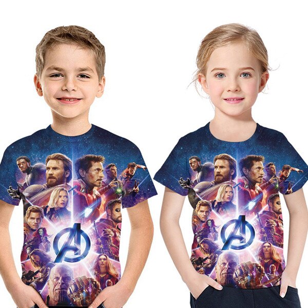 T-shirt z superbohaterami Avengers - Miziu.pl