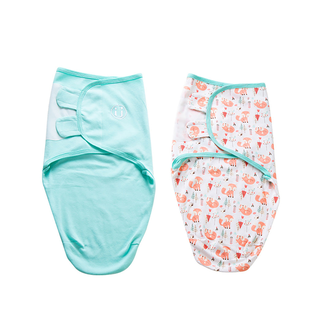 2 sztuki otulaczy zapinanych dla niemowlaka Lisek