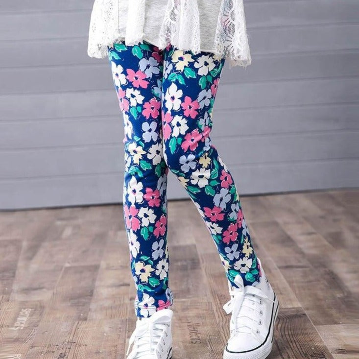 Legginsy w kolorowe wzory - Miziu.pl