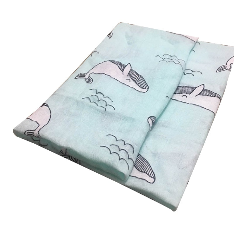 Otulacz muślinowy z bawełny organicznej 60x60cm - Miziu.pl
