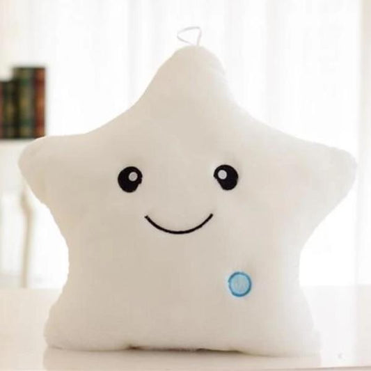 Świecąca pluszowa poducha w kształcie gwiazdy lub księżyca Świecąca pluszowa poducha w kształcie gwiazdy lub księżyca