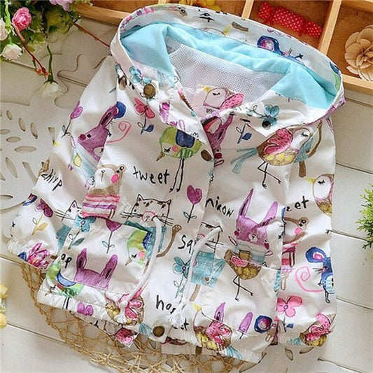 Wiosenna kurteczka w motyw kwiatowy Wiosenna kurteczka w motyw kwiatowy