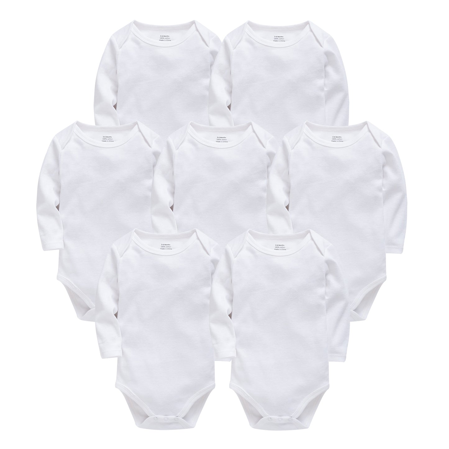 Zestaw od 2 do 7 szt. body niemowlęce basic - Miziu.pl