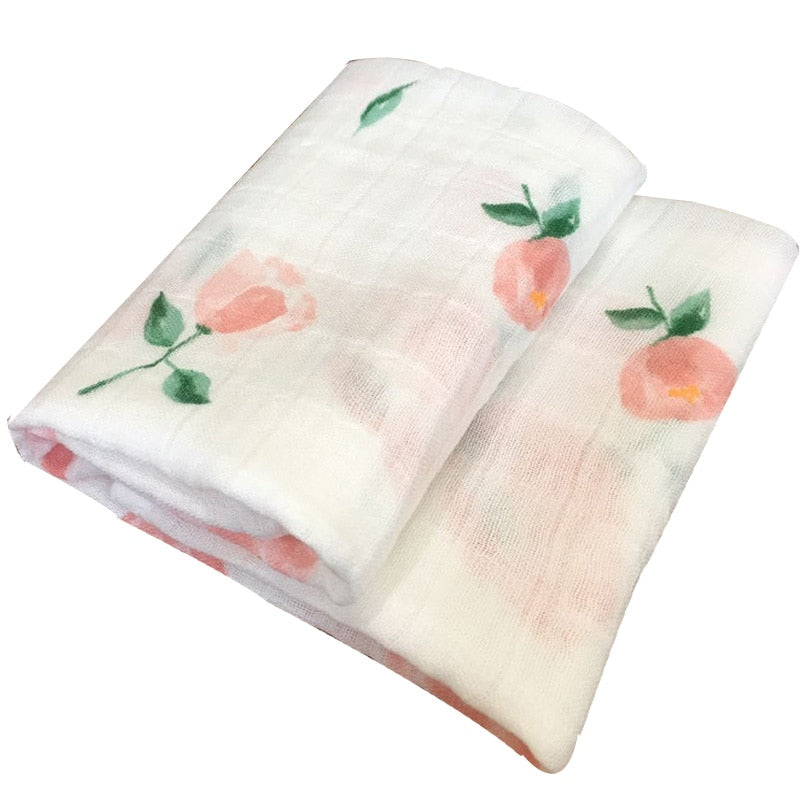 Otulacz muślinowy z bawełny organicznej 60x60cm - Miziu.pl